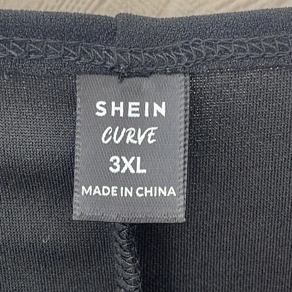 ❤️ 🆕 SHEIN CURVE plus contrast binding waterfall cardigan  Size 3XL - Picture 4 of 4